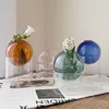 Vases Spherical Glass Vase Creative Art Plant Potted Nordic Hydroponic Terrarium Flower Arrangement Container Table Decor Ornaments