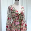 Shar Said broderie de luxe Lg soirée Dres jardin Floral Vintage formelle bal Dr pour les femmes de mariage SS231 58Ob #