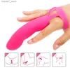 Andra massagesartiklar olo fingervibrator 7-växlad bälte för kvinnlig onani g-spot orgasmisk massage klitoris stimulering leksak lesbisk q240329