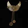 Brooches Steampunk Jewelry Brooch Gears Mechanical Lapel Pin Women Men