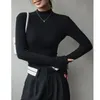 Women Sweters Autumn Sweter Slim Casual Knitting Stylowe sztuczne kaszmirowe cienkie polarowe ciepłe warstwa warstwowa C5409 Drop del ot8p1