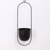 Baskets Geometric Iron Hanging Planter Vase Simple Design Plant Pot Modern Window Ceiling Planters Hanger for Small Succulent Cactus