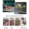 Vases en plastique spirale Ikebana tige support bouquet floral arrangeur bricolage arrangement fleur transparent