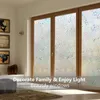 Window Stickers 3D Colorful Stone Sticker No Glue Translucidus Opacitas Static Film Living Room Decor Glass Privacy Protection DIY
