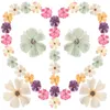 Decorative Flowers 100 Pcs Flower Garland Artificial Faux Heads Mini For Party Fake Crafts