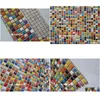 Mosaic Colorf Sceramic Byle للحمام ومطبخ الديكور الأرضية 4 أمتار مربع لكل لوت 5580940 إسقاط التسليم المنزل B DHDR4