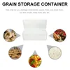 Plates Refrigerator Fresh Containers Bread Storage Box Clear Plastic Fridge Fruit Case