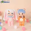 Gevulde pluche dieren Personaliseerde Metoo Nieuwe pluche Keppel Doll Cotton Candy Cute Childrens Toys With Name Birthday Gift240327