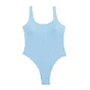 Roupa de banho feminina respirável maiô elegante cor doce monokini sem costas maiôs de uma peça para mulher de secagem rápida beachwear sexy verão