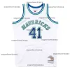 Dirk Nowitzki Maverick Basketballtrikot Dalla Jason Kidd Steve Nash Jamal Mashburn Throwback Blau Weiß Größe S-XXL