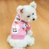 Hundebekleidung Kleidung Herbst und Winter Katze Prinzessin Pullover Großhandel Strickjacke süßes kleines Haustier