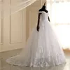 2024 Luxury Lace Boat Neck Ball Gown Wedding Dres Sweetheart Sheer Back Princ Illusi Applique Bridal Clows Casamento 86vx#