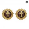 Backs Earrings Classic Round Anchor Exaggerated Fashion Design Ear Clip