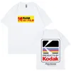 Été Kodak Cott T-shirts Femmes, Dames Casual Tops Imprimer, Simple Style Design T-shirts à manches courtes, Lady Vêtements Plus Taille d6Lc #