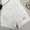 2024 Luxusmarke Sommer Girl Kleidungsstück Set Neue lässige Mode aktive Cartoon T-Shirt Hose Kinder Kinder Baby Kleinkind Girl Kleidung AAA