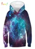 Space Galaxy 3D Print Kids Hoodie Fashion Long Sleeve Hoodies Boys Girls Sport Wear Hoody Sweatshirt For Children Pullover Tops Y28264462