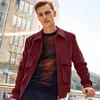 Abiti da uomo Blazer in velluto a coste per uomo Capispalla Abbigliamento maschile Giacca con tasca Casual Maniche lunghe Cerniera Blazer Abbigliamento