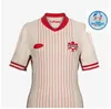 Nova camisa de futebol do Canadá Maillot de Foot 2024 Copa América Cup Kids Kit 2025 Camisa de futebol da seleção canadense 24/25 Home Away Player Versão BUCHANAN DAVIES DAVID