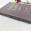 Feestartikelen Bruiloft Gastenboek - Hardcover Gastenboek Boeken Op maat Gepersonaliseerde Gastenboeken Houtskool Ca