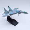 1/100 SU-27 Fighter Plane Model Alloy Die-Casting Military Aircraft Models for Collections and Gift