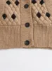 Kurtki damskie kint print gęstość kobiet bawełniana płaszcz z długim rękawem w pojedynczym piersi w szyku w dekolcie swobodna kurtka kobieca 2024 Zimowa dama