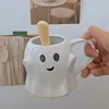 Mokken Halloween Cartoon Mok Leuke Ghost Elf Keramische Waterkop Koffie Melk Sap Nieuwigheid Geschenken Verjaardag