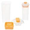 Garrafas de armazenamento 2 pcs caixa de detergente de lavanderia líquido sub balde loção garrafa de pó para pp recarregável