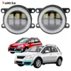 EEMRKE LED-Nebelscheinwerfer-Baugruppe 30 W/40 W für Suzuki SX4 Hatchback Restyling 2010–2014 mit klarer Linse, Angel Eyes DRL, Tagfahrlicht, 12 V, PTF, Autozubehör