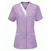 Le personnel de l'hôpital Scrubs Top Uniforme de soins infirmiers pour hommes et femmes Fournitures de clinique dentaire Infirmière Femmes Uniformes Chemise Uniformes médicaux d0LN #