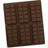 Baking Moulds 10 Grid Rectangle Silicone Cake Mold Chocolate Handmade Soap