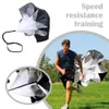 Ny 1 dator fallskärm för fotbollsresistensstyrka Training Running Explosive Speed ​​Paraply Sport Parts