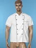 Mannen Dames Keuken Werk Uniform Volwassen Chef Shirt Kok Jas Jas Hotel Restaurant Kantine Koken Cake Shop Cafe Ober Kostuum y8JD #