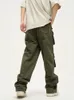 2023 Cyber Y2K Streetwear Multi Pockets Vintage Green Baggy Cargo Jeans Pants For Men Clothing Straight Luxury Trousers Vaqueros X5OV#