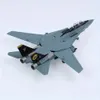 F14D Tomcat Metal Fighter 1/100 Military Diecast Plane Model for Collection or Gift