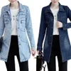 Produits tendance Grande taille Trench-Coat Femmes Vêtements d'extérieur Veste en jean Broderie Automne Vêtements Européen Fi 2022 Hot W2pS #