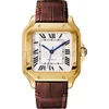 Business Automatic Watch -paren kijken naar heren en dames limited edition horloge van hoge kwaliteit goud vergulde waterdichte horloge saffierglas