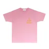 Rhude Brand Tshirt Mens Designer T Shirt Trendy Fashion Kort ärm RH114 Orange Star Printed Short Sleeve T-Shirt R90W84 Size S-XXL
