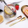 Coffee Scoops Creative Long Handled Stainless Steel Spoon Stirring Ice Cream Dessert Tea Spoons For Kitchen Accessories Gadget