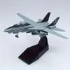 1/100 US Navy F-14 Tomcat Skeleton Fighter Plane Model Diecast Military Airplane Models for Collections and Gift