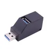 High Speed ​​USB Adapter Hub Splitter expanderar enheten med 3 portar