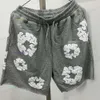 2024 große Größe Designer Demin Tear Shorts Puff Baumwolle Männer Frauen Kurze Hose Mode Streetwear Hosen Herren Mehrfarbige Jogginghose Kleidung mens short man short