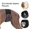 Vêtements pour chiens Couche féminine Tissu pour animaux de compagnie Facile à appliquer Prévention des infections Fonctionnelle Réutilisable Chiot Sanitaire Pantie