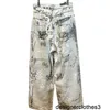 Designer B Family High Edition Paris New Graffiti Loose Worldly Casual Jeans Unisex Casual Jeans 2JK0