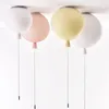 Ceiling Lights Nordic Matte Balloon Children's Room Amusement Park Girls Bedroom Color Bubble Ball Lamps Fixtures