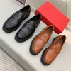 Chaussures habillées d'affaires P400 pour hommes, qualité haut de gamme, sélection supérieure 1: 1 de cuir de veau original importé, semelle extérieure en caoutchouc antidérapante résistante à l'usure, taille: 38-44