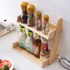 Other Housekeeping Organization Desktop Wood Shelf Kitchen Rack Organizer Storage Spice Seasoning Jars Bottles Holder Drop Delivery Ho Ot1Li