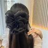 Fermagli per capelli Fermagli per artigli per capelli con fiocco grande per le donne Moda Forcine per capelli super fata Coreano Elegante Artigli per capelli coda di cavallo Accessori per capelli dolci Nuovo Y240329