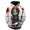 2024 Good Guys Chuck Ghost Horrorfilm omringende 3D-kleurenprint trui trendy herentop