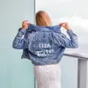 mrs Denim Jacket with Pearls / Persalized Jean Jacket / Bride Jacket / Wedding Gift For Bride Just Married e27Z#