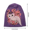 Berets Halloween Kostüm Axoween Axolotl Washed Thin Bonnet Radfahren Lässige Mützen Schutz Männer Frauen Hüte